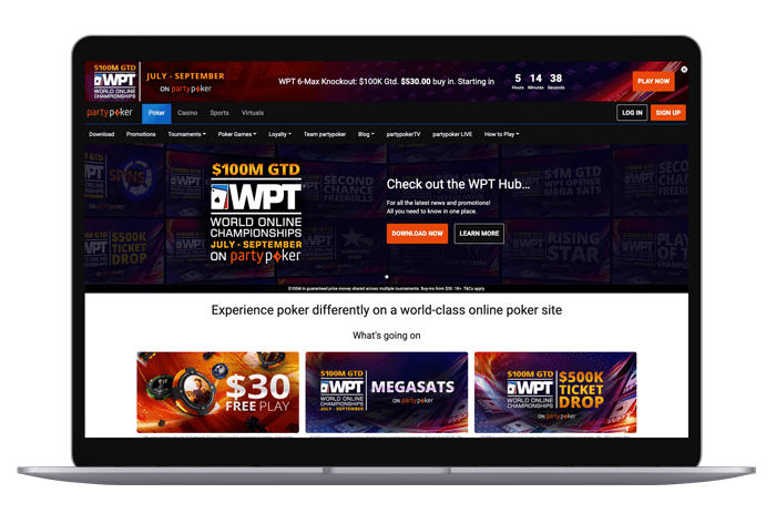 Partypoker Mockup