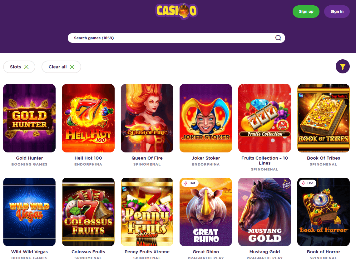 Casiqo games